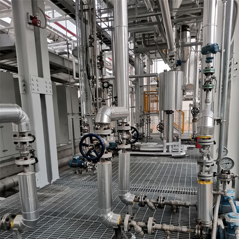 2004 نظام استرداد المذيبات الذي تم إنشاؤه لغرض تكرير شمع فيشر-تروبش والتقطير الثانوي